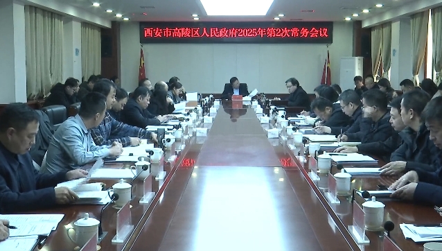 鄒曉剛主持召開區政府2025年第2次常務會議